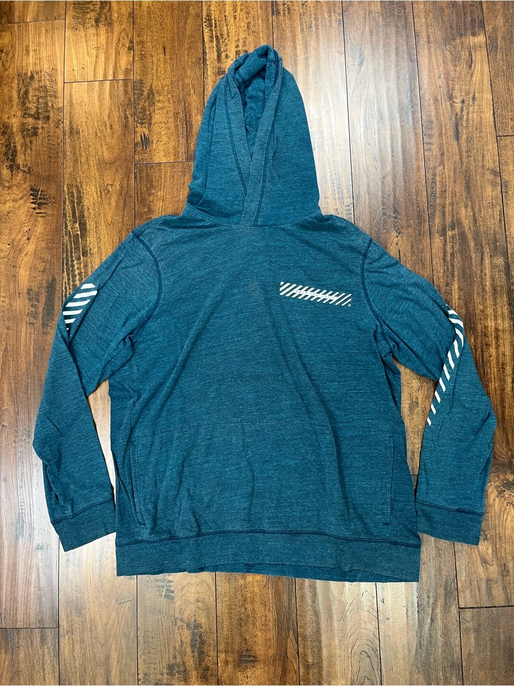 AMERICAN EAGLE AEO Men’s Hoodie Hooded Soft Shirt Pullover Stripes Size XL